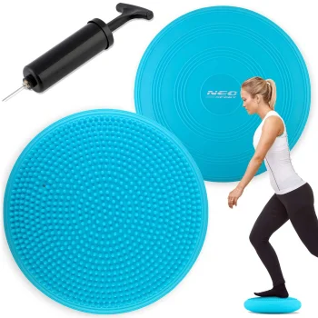 Neo-Sport NS-958 Līdzsvara disks ar masāžas izciļņiem 33 cm, Zils