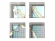 Moskītu Odu Kukaiņu Tīkls Pretinsektu Siets Logiem - 180x150cm, Melns | Mosquito Mesh Net Anti-Insect Screen for...