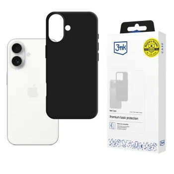 3mk Matt Case telefona vāciņš Apple iPhone 17, melns