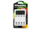 Maxday C704B3 AA/AAA akumulatoru lādētājs, USB-C, LCD, balts