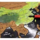 Nokasāmā Ceļotāja Pasaules Karte Plakāts 82x59cm, Lieliska dāvana 23442 (ar aksesuāriem) | World Map Scratch Card