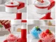 Slushy un granitas aparāts, 30 W, sarkans/balts