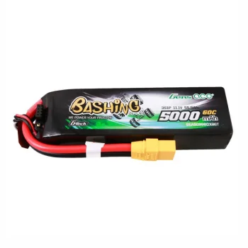 Gens Ace 5000mAh 11.1V 60C 3S1P LiPo akumulators ar XT90 savienotāju