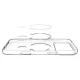Spigen Liquid Crystal MagSafe vāciņš iPhone 18 Pro Max / 17 Pro Max, caurspīdīgs un balts