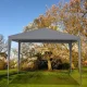 MultiGarden dārza paviljons 3x3 m ar 4 sienām, pelēks