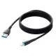 Joyroom SA32-AL3 USB-A uz Lightning kabelis 3A 1m melns