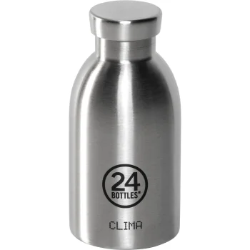 24Bottles Clima Bottle ūdens pudele, Brushed Steel, 330 ml