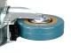 Grozāms mēbeļu ritentiņš ar bremzi (4 collas / 100 mm), metāla/plastmasas, zils