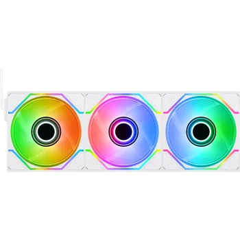 Ventilators Thermaltake SWAFAN INFINITY EX14 ARGB Sync 140 mm 3 gab., balts