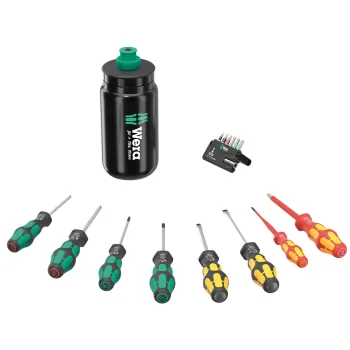 Skrūvgriežu un uzgaļu komplekts Wera 9540 Kraftform XL Bottle Set, 17 gab.
