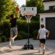 Movepro brīvi stāvošs basketbola grozs ar regulējamu augstumu līdz 210 cm