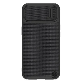 Nillkin Textured S Case iPhone 14 Plus vāciņš ar kameras aizsegu, melns