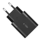 Tech-Protect C30W tīkla lādētājs USB-C PD 30W / USB-A QC 3.0, melns