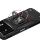 Wozinsky Ring Armor vāciņš Samsung Galaxy A03 ar gredzenu, melns