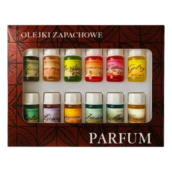 Ēterisko eļļu komplekts aromterapijai, 12 dažādi aromāti