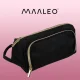 Divu Nodalījumu Skolas Penālis Maaleo 24502, Melns | Double Extendable Pencil Case