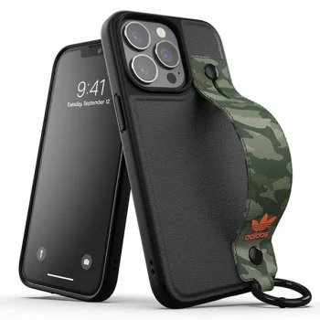 Adidas iPhone 13 / 13 Pro vāciņš OR Hand Strap, melns/zaļš