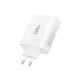 Tech-Protect NC140W-GAN 140W lādētājs ar 4 pieslēgvietām, balts