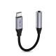 Tech-Protect Ultraboost USB-C uz 3.5 mm mini jack DAC adapteris, tumši pelēks