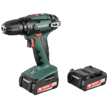 Akumulatora urbjmašīna-skrūvgriezis Metabo BS 14.4 V, 2x 2.0 Ah akumulatori, koferis