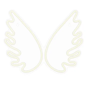 LED neona gaisma Plexi Spārni Forever Light FPNE09X, balta