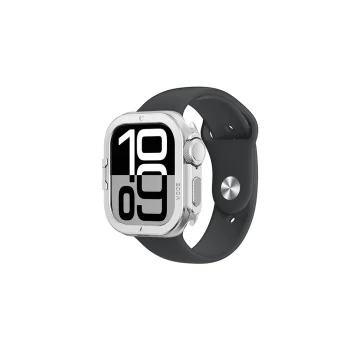 AmazingThing Titan Pro metāla vāciņš Apple Watch 11 46mm, sudraba