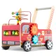Koka Stūmjamais Stūmējs Staigulis \"Ugunsdzēsēju brigāde\" RK-873 Ricokids | Wooden Push Walker