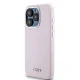 DKNY iPhone 14 Pro vāciņš Liquid Silicone Small Metal Logo MagSafe, rozā