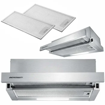 Teleskopiskais iebūvējamais tvaika nosūcējs 50 cm Berdsen BT-242 Inox