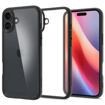 Spigen iPhone 16 vāciņš Ultra Hybrid, melns matēts