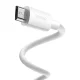 Micro USB kabeļu komplekts Baseus Simple Wisdom 2.1A 1.5m Balts 2 gab.