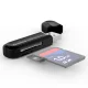Orico CRS21 USB 3.0 SD un microSD atmiņas karšu lasītājs, melns
