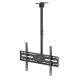 Maclean MC-173 Griestu TV stiprinājums 37-86\", 50kg, VESA 600x400, Melns