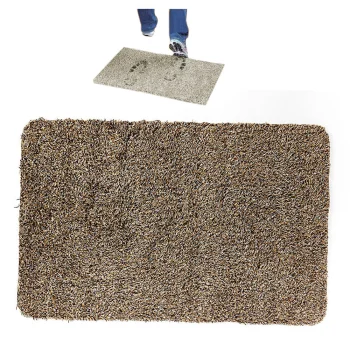 Ūdeni un netīrumus uzsūcošs kājslauķis Clean Step Mat, 70x46 cm, Brūns