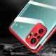 Caurspīdīgs TPU vāciņš Xiaomi Redmi Note 10 5G / Poco M3 Pro 0.3 mm ar zilu rāmi