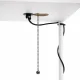 Stāvlampa ar plauktiem E27 moderna grīdas lampa, 160 cm, balta