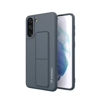 Wozinsky Kickstand Case vāciņš ar statīvu priekš Samsung Galaxy S21+ 5G, tumši zils