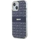 DKNY iPhone 15 vāciņš IML Mono & Stripe MagSafe, zils