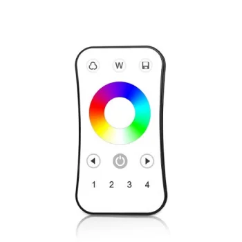 Skydance R8 RF tālvadības pults LED RGB/RGBW apgaismojumam, 4 zonas, 2.4 GHz