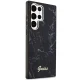 Guess Samsung Galaxy S23 Ultra S918 cietais apvalks Marble melns