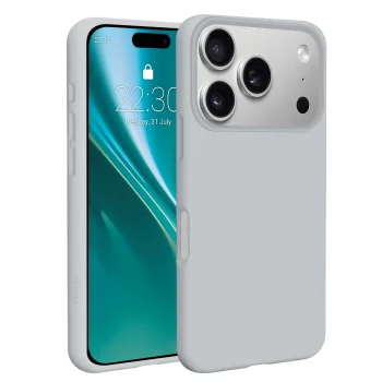 Etteri Silicone Mag vāciņš priekš iPhone 17 Pro Max / 18 Pro Max, sudraba