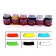 Ikonka auduma krāsu komplekts (6 x 25 ml), ar otu un paleti