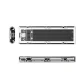 Orico TCM2-C3 M.2 NVMe uz USB-C 10Gb/s ārējais diska korpuss, melns