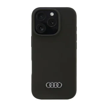 Audi silikona vāciņš Apple iPhone 16 Pro, melns