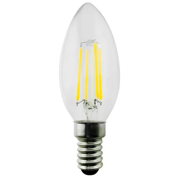 Maclean LED Kvēldiega Spuldze E14 4W 3000K Silti Balta C35