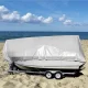 Tents pārklājs 10 × 15 m, 120 g/m², sudraba