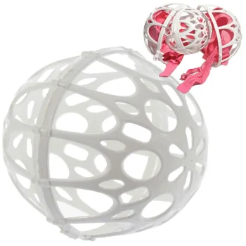 Krūšturu mazgāšanas bumbas Bubble Bra Saver, 2 gab., baltas
