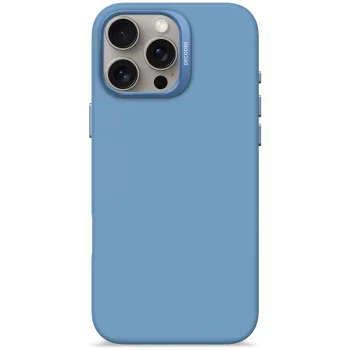 Decoded AntiMicrobial silikona vāciņš iPhone 16 Pro Max, MagSafe, zils