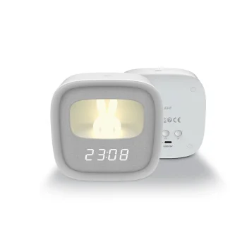 Forever Light PURE FNL-06 AURORA modinātājs ar LED naktslampiņu, Balts