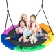 Neo-Sport bērnu šūpoles \"Stārķa ligzda\" Swingo XXL, 120 cm, daudzkrāsainas